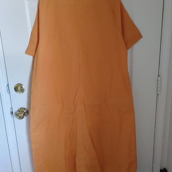 YesNo Flower Embroidered Shirt Dress - Picture 3 of 4